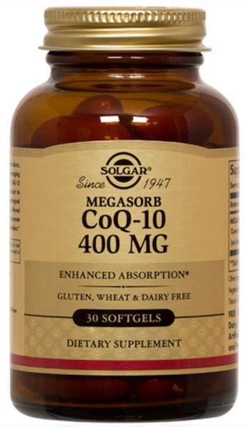 Solgar Coenzyme Q-10 400 Mg, 30 Softgels